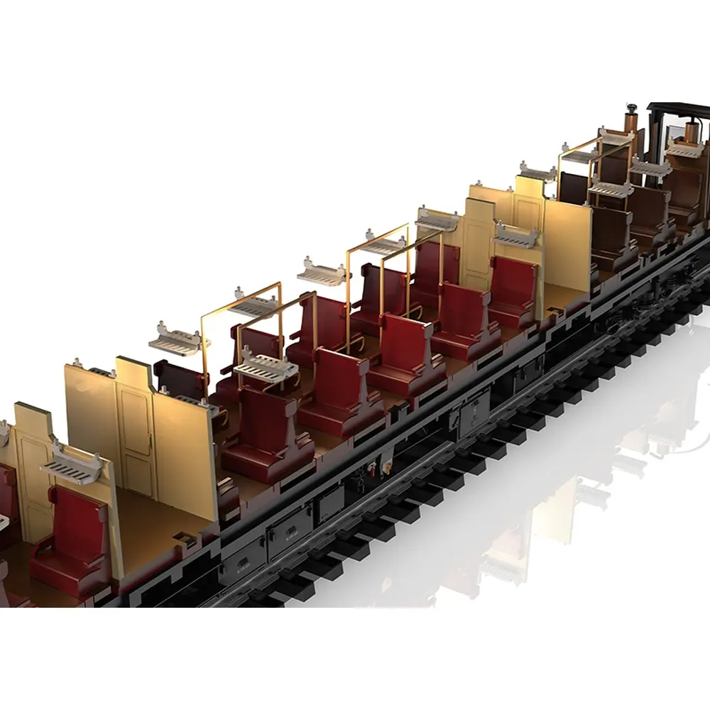 Coffret de voitures voyageurs à accès central Halberstädter - Märklin 42580 - DR/RDA - HO 1/87 - Ep. IV - 3R - 3