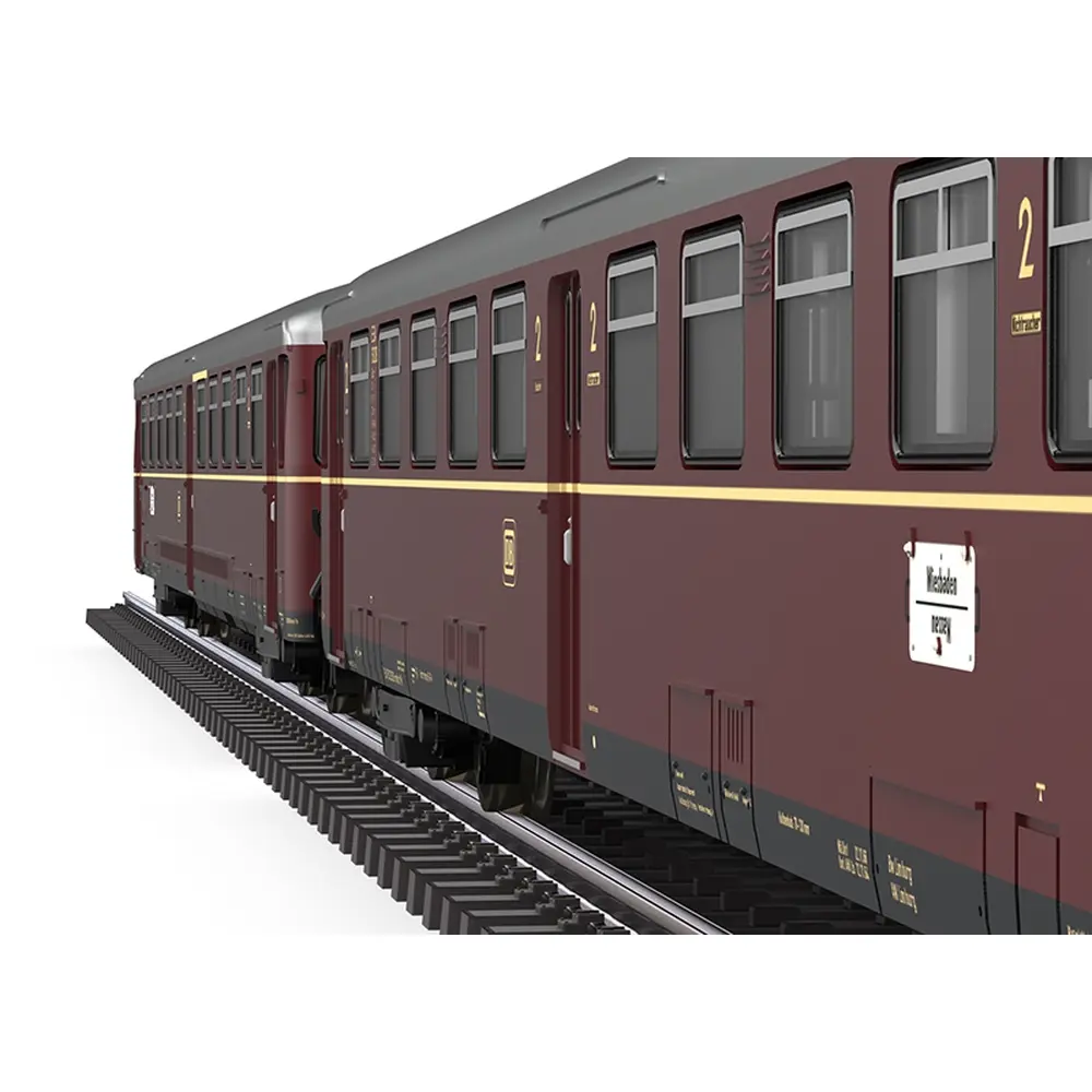 Automotrice à accumulateurs série ETA 150 avec voiture-pilote série ESA 150 - Märklin 88250 - Z 1/220 - DB - Ep III - 2R - 5