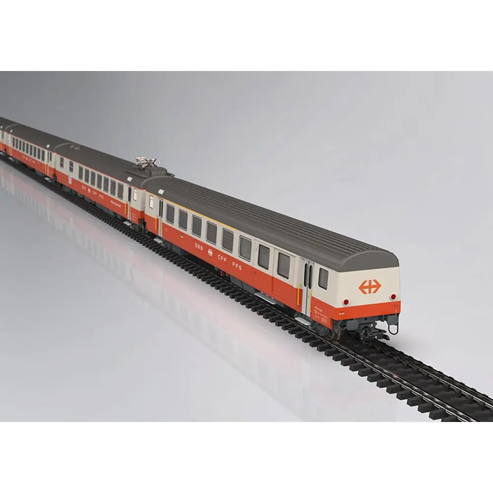 Coffret de voitures voyageurs Swiss Express - Märklin 42190 - CFF/SBB/FFS - HO 1/87 - Ep. IV  - 3