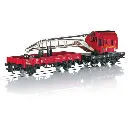 Coffret Pompiers Wagon-Grue de Secours et Voiture - MARKLIN START UP 44752 - HO : 1/87 - 2