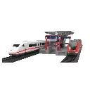 Quai de Gare avec fonctions lumineuses - Märklin my world 72213 - HO 1/87 - 250x110x100mm - 4