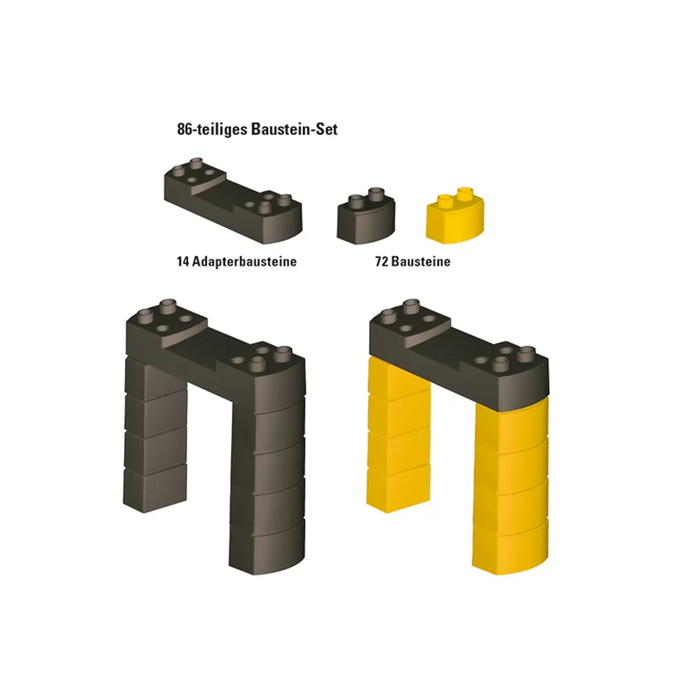 Set d'éléments de rampe pour train aérien - Marklin My World 72221 - HO 1/87 - 3