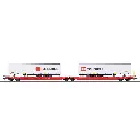 Double wagon-poche Sdggmrss 738 - Märklin 47470 - HO 1/87 - DB AG - Ep VI - 3R - 2