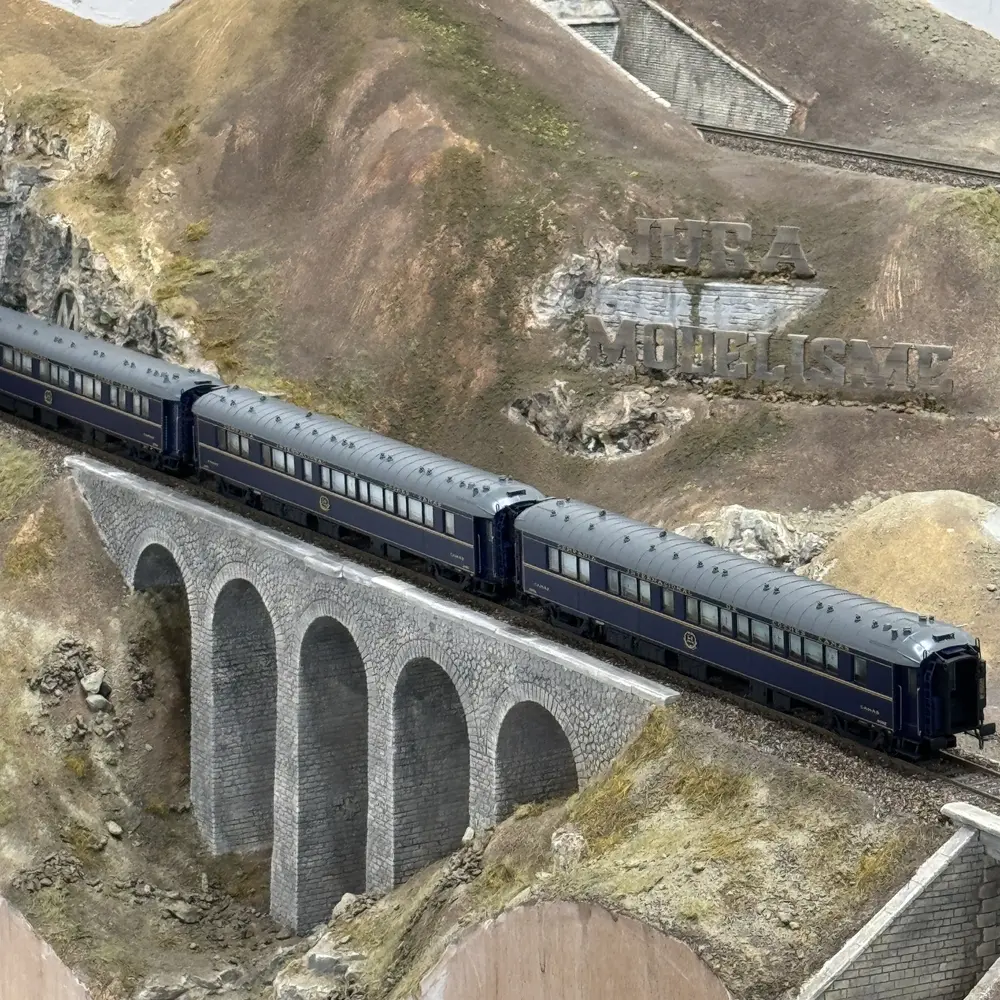 Set de 3 voitures lits WL S3 - LS Models 49320 - HO 1/87 - CIWL - Ep IV - 2R - 8