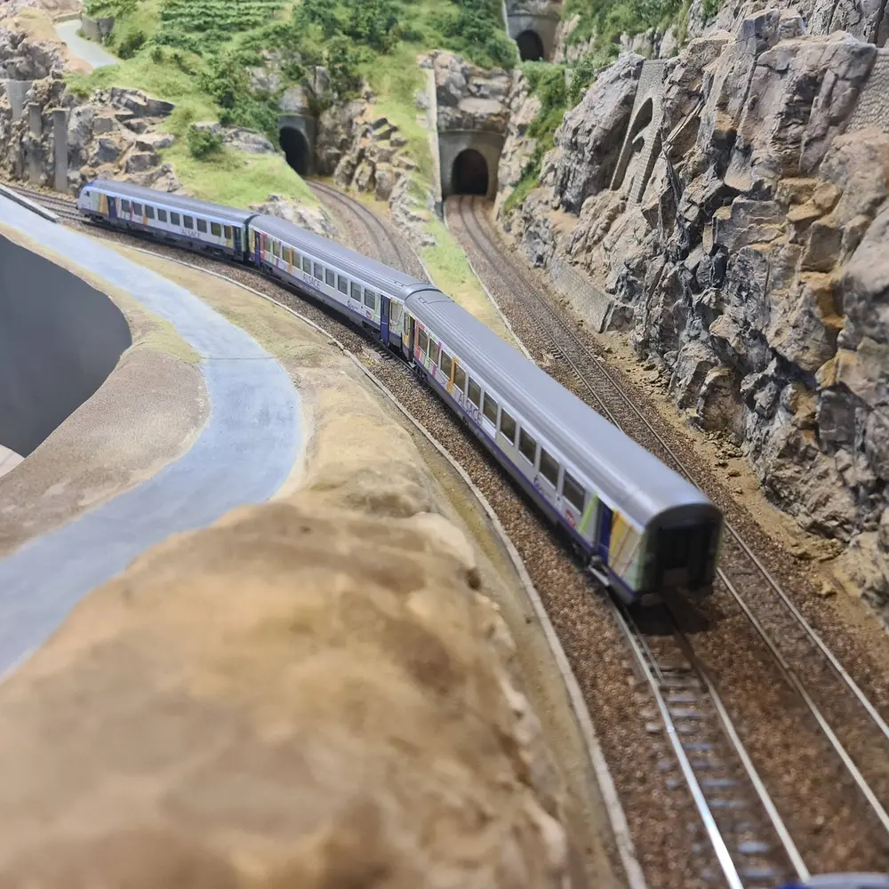 Set de 3 voitures TER Alsace - LS Models 41231DC - HO 1/87 - SNCF - EP VI - 2R - 6