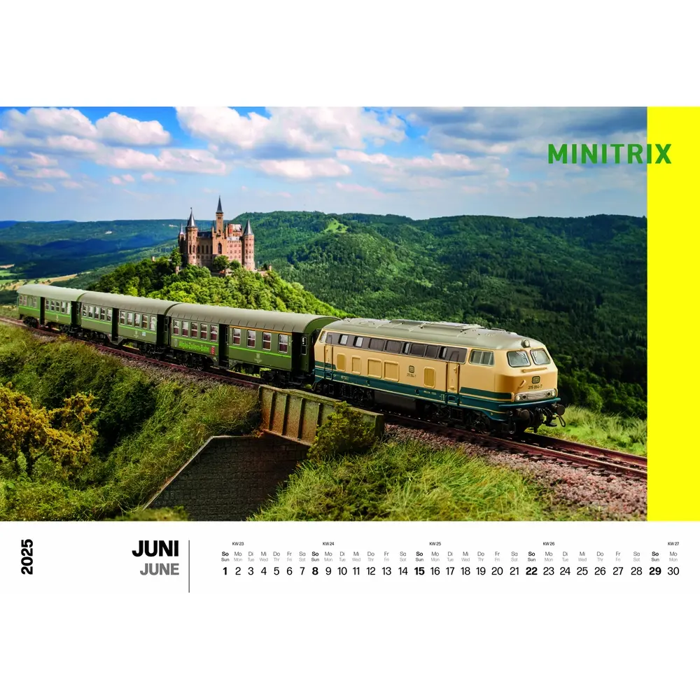 Calendrier Mural 2025 - Märklin 19725 - 4