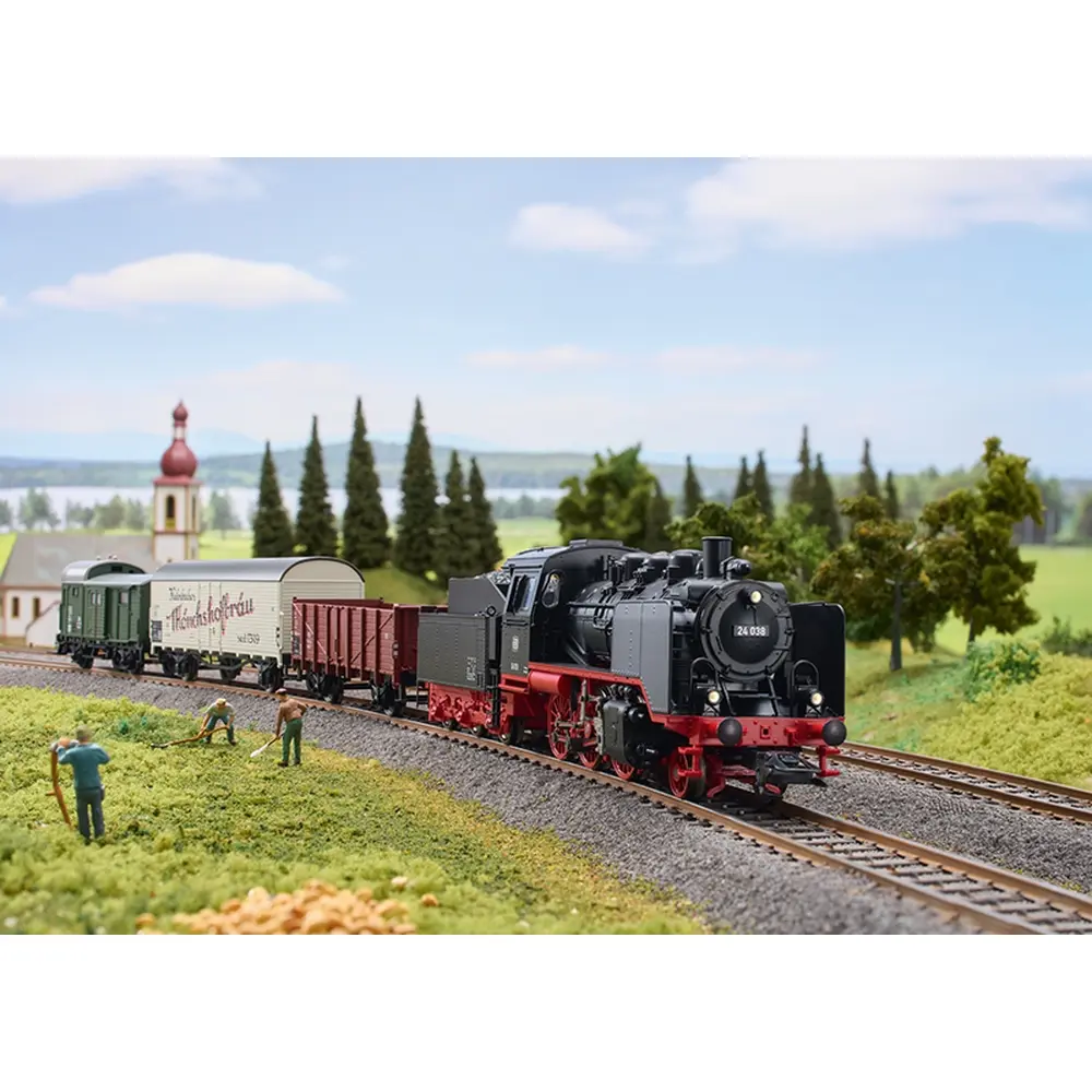 Coffret de départ numérique "Train marchandises de proximité avec BR 24" - Märklin 29249 - HO 1/87 - DB - Ep.III - Digital sound - 3R - 2