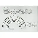 Rail courbe non ballasté - Marklin 2233 - HO 1/87 - Code 83 - Voie K - Angle 15° - Rayon 424,6mm - 3R - 2