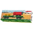 Wagon plat à rebords bas Rlmms, chargement agricole - Märlin Start Up 00740-01 - HO 1/87 - 3R - 2