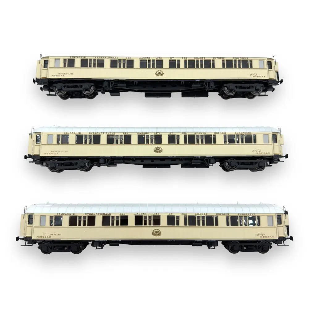 Set de 3 voitures lits S1 - LS Models 49139 - HO 1/87 - CIWL - Ep II - 2R - 2