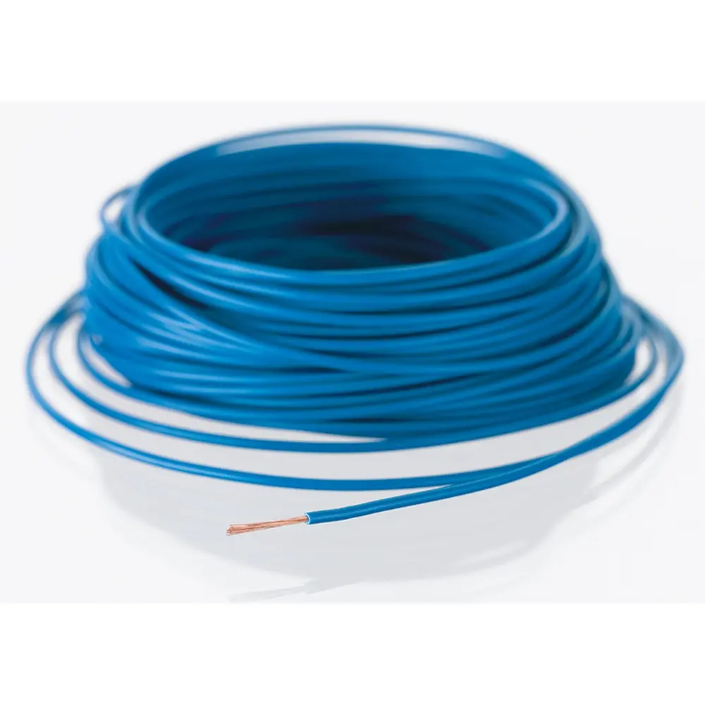 Bobine de Fil - Bleu - 10 Mètres - Section 0,19mm2 - Marklin 7101 -Toutes Echelles  - 2