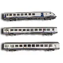 3 voitures TER PACA - Ls Models 41234DC - HO 1/87 - 2R - SNCF - EP VI - 3