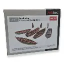 Lot de 5 barques avec rames non peintes - Artitec 50.122 - HO : 1/87   - 3