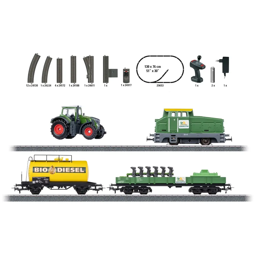 Coffret de Départ "Agriculture" - Marklin Start Up 29653 - HO 1/87  - 2