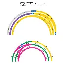 Rail courbe ballasté - Marklin 24315 - HO 1/87 - Code 83 - Voie C - Angle 15° - Rayon R3 = 515mm - 3R - 5