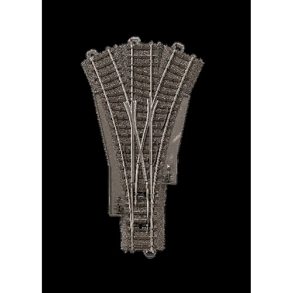 Aiguillage triple Ballasté - R2 437.5MM - 24,3° Marklin 24630 - 188,3 mm - HO 1/87ème - Code 83 - Voie C - 3R - 2