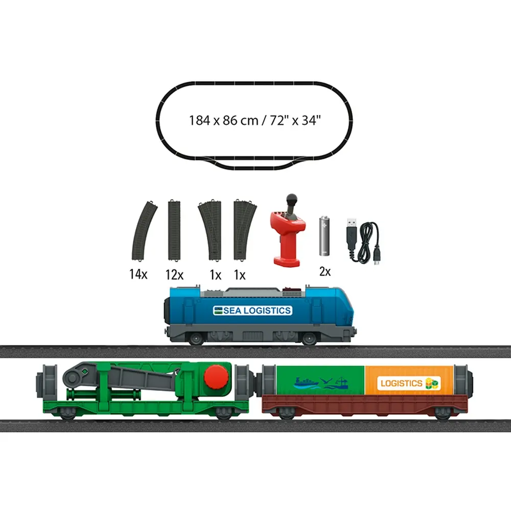 Coffret de départ "Logistique de conteneurs" - Märklin my world 29349 - HO 1/87 - 2