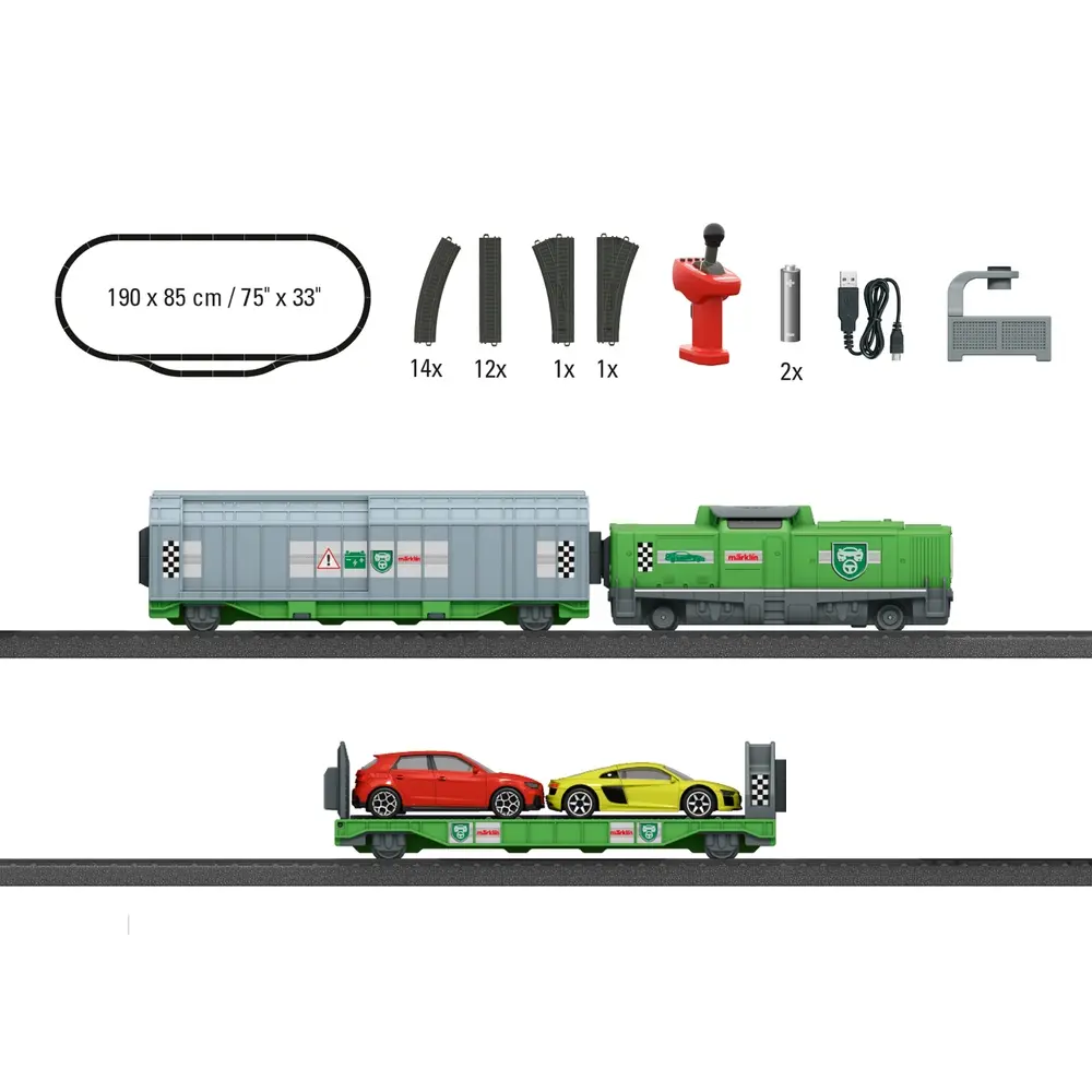 Coffret de départ "Transport d'automobile"  - Marklin my world 29347 - HO 1/87 - DCC SON - 2