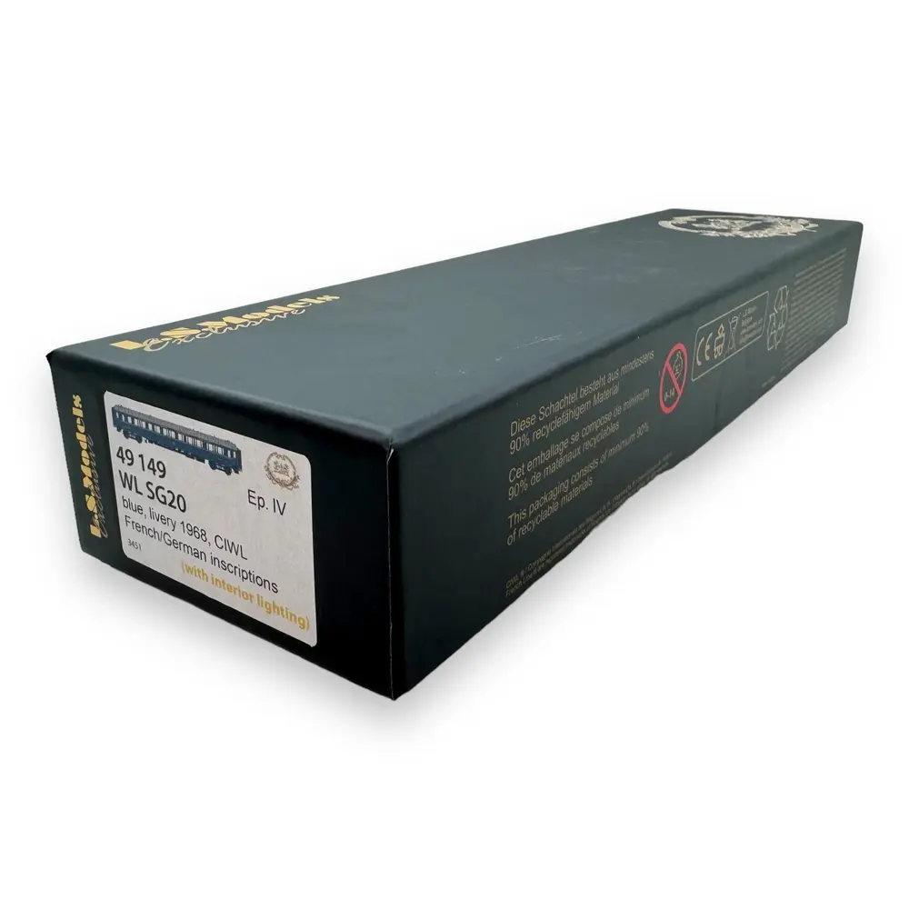 Voiture-lits WL SG20 - LS Models 49149 - HO 1/87 - CIWL - Ep IV - 2R - 4