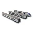 3 voitures TER PACA - Ls Models 41234DC - HO 1/87 - 2R - SNCF - EP VI - 2
