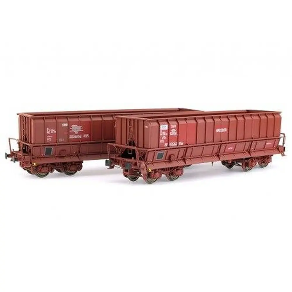 Set de 2 wagons tombereaux ARBEL - LS Models 90803 - HO 1/87 - SNCF - Ep V/VI - 2R - 2