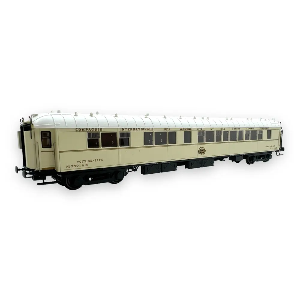 Set de 2 voitures lits type S livrée blanche avec monogramme - LS Models 49143 - HO 1/87 - CIWL - Ep II - 2R - 3