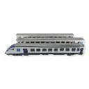 Set de 3 voitures voyageurs TER AURA - LS Models 41232DC - HO 1/87 - SNCF - Ep VI - 2R - 2