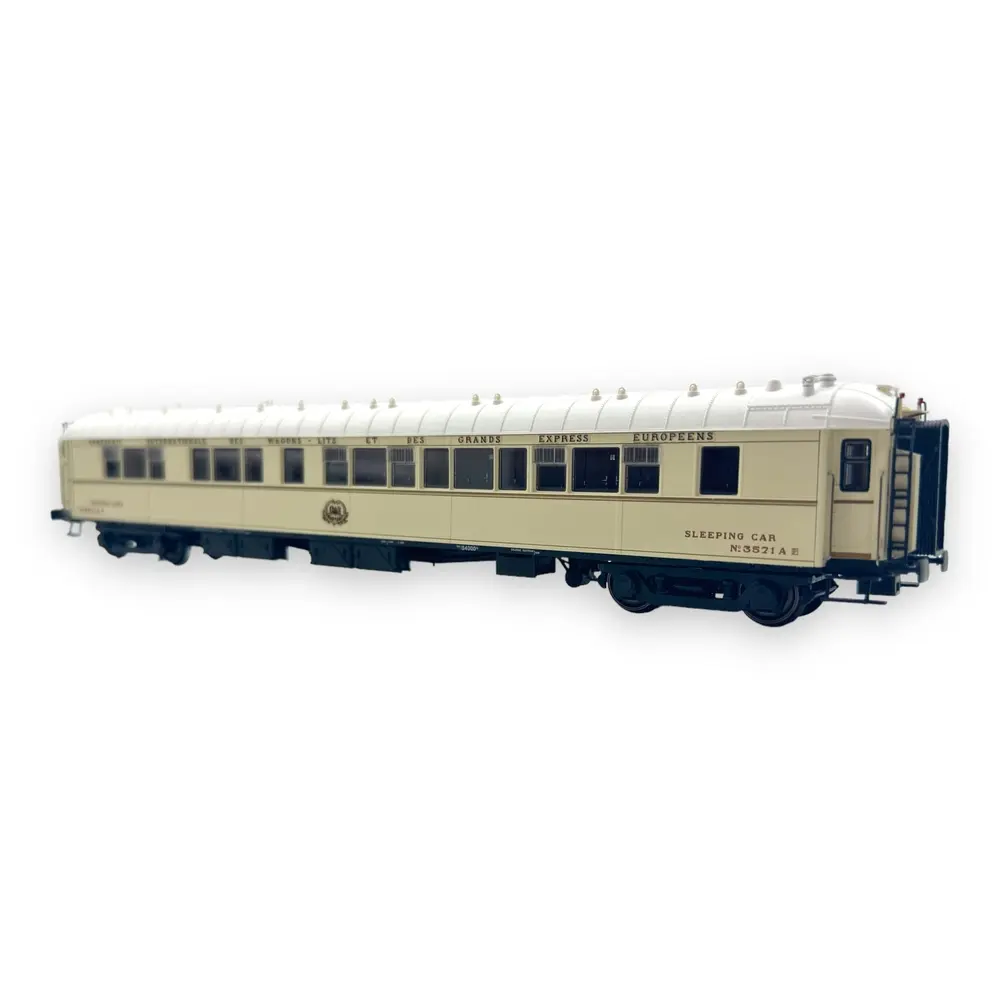 Set de 2 voitures lits type S livrée blanche avec monogramme - LS Models 49143 - HO 1/87 - CIWL - Ep II - 2R - 4