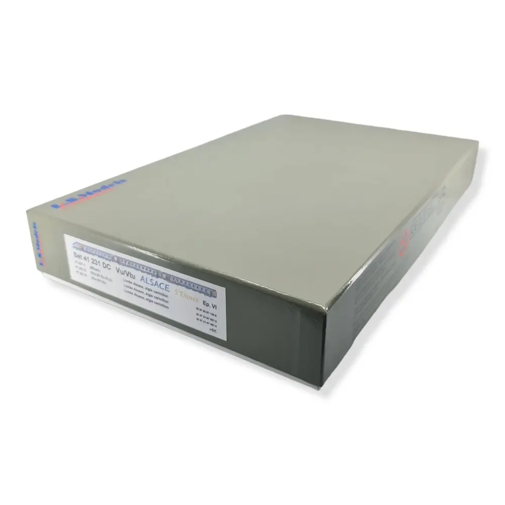 Set de 3 voitures TER Alsace - LS Models 41231DC - HO 1/87 - SNCF - EP VI - 2R - 4