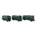 Set de 3 Wagons Trémies ARBEL - Makette 4742 - HO 1/87 - SNCF - EP IV - 2R - 2