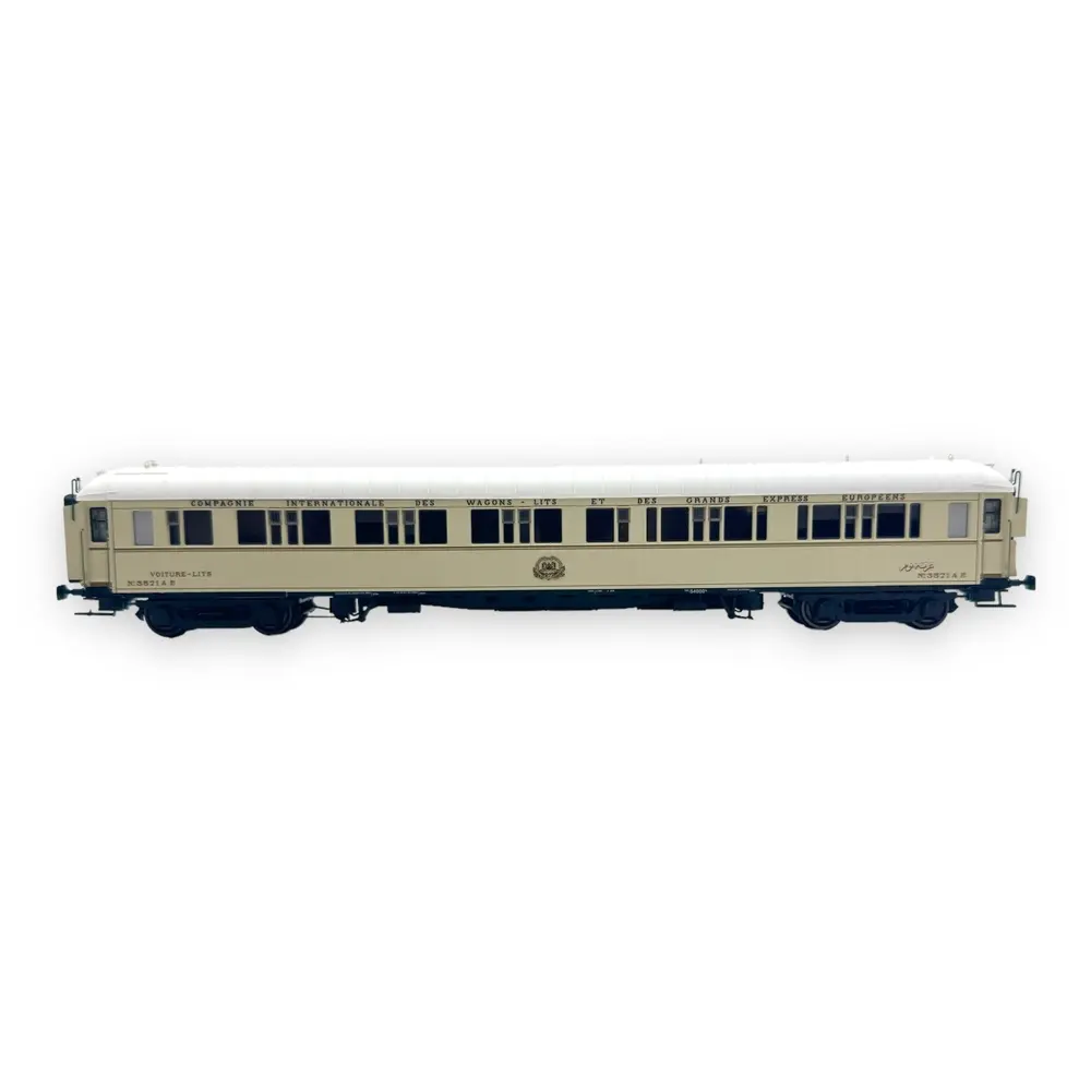 Set de 2 voitures lits type S livrée blanche avec monogramme - LS Models 49143 - HO 1/87 - CIWL - Ep II - 2R - 5