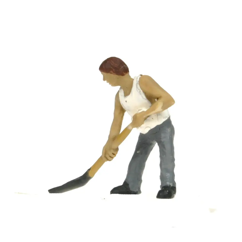 7 figurines travailleuses et 1 mouton - Makette 2518 - HO 1/87 - 3