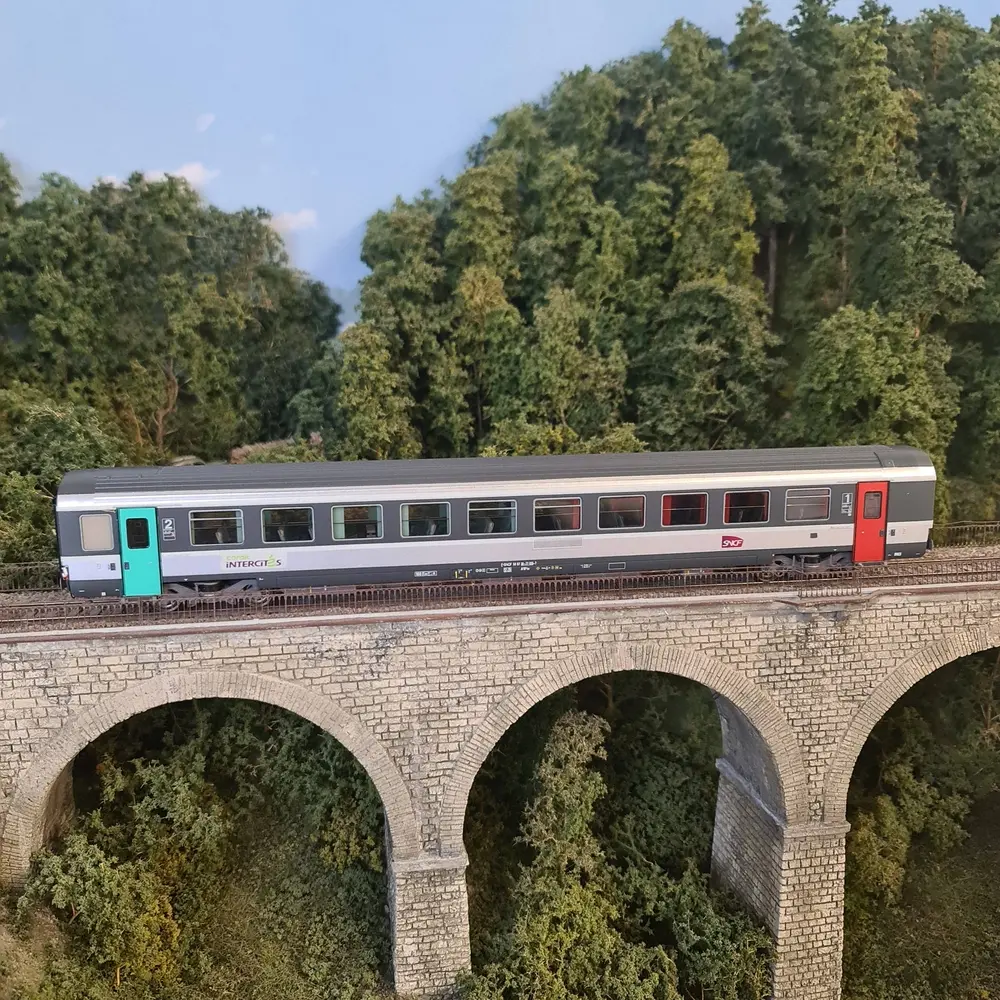 Voiture voyageurs VTU Corail A5B5tu PLC - Ls Models 40614 - HO 1/87 - SNCF - EP VI - 4