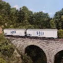 Set 2 wagons réfrigérants STEF - Ls Models 30235 - HO 1/87 - SNCF - EP III - 4