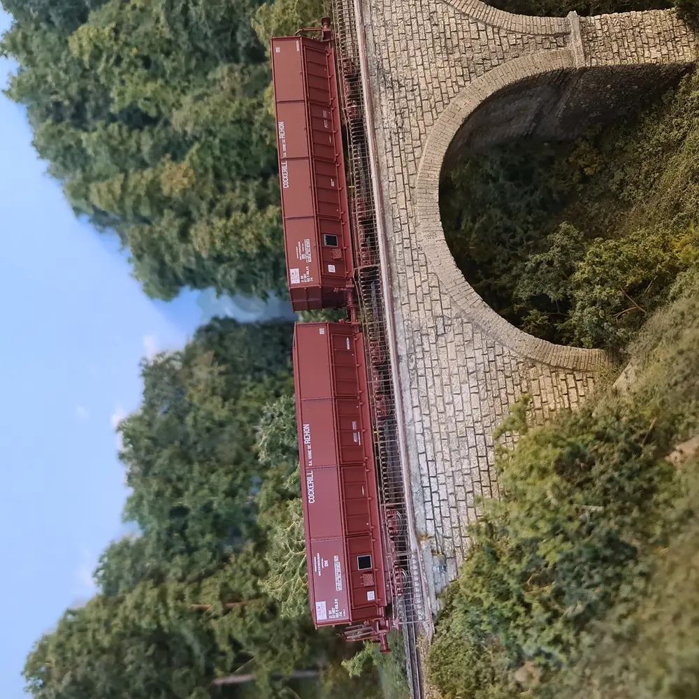 Set 2 wagons tombereaux - LS Models 31114 - HO : 1/87 - SNCF - EP IV - 5