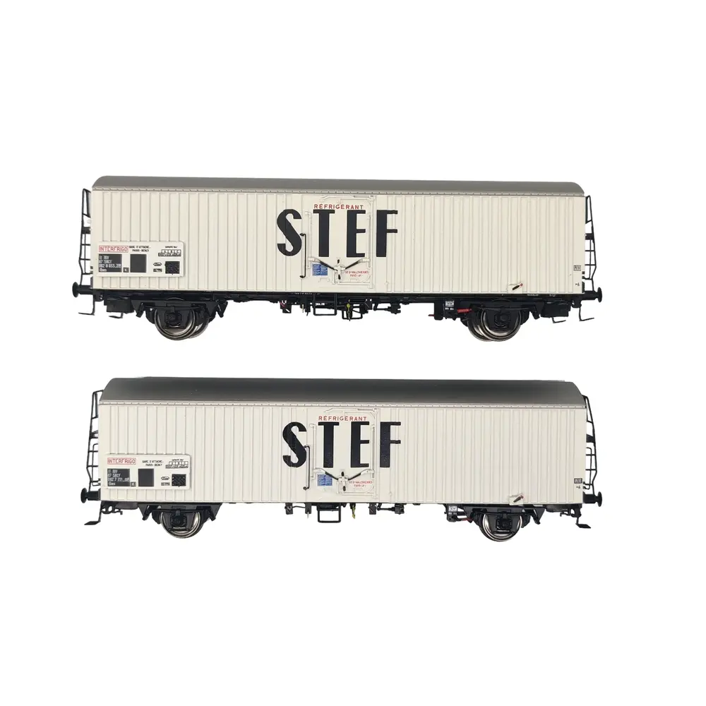 Set 2 wagons réfrigérants STEF - Ls Models 30224 - HO 1/87 - SNCF - EP IV - 3