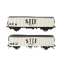 Set 2 wagons réfrigérants STEF - Ls Models 30224 - HO 1/87 - SNCF - EP IV - 3