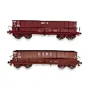 Set de 2 wagons tombereaux DM - Ls Models 31119 - HO : 1/87 - SNCF - EP IV - 3