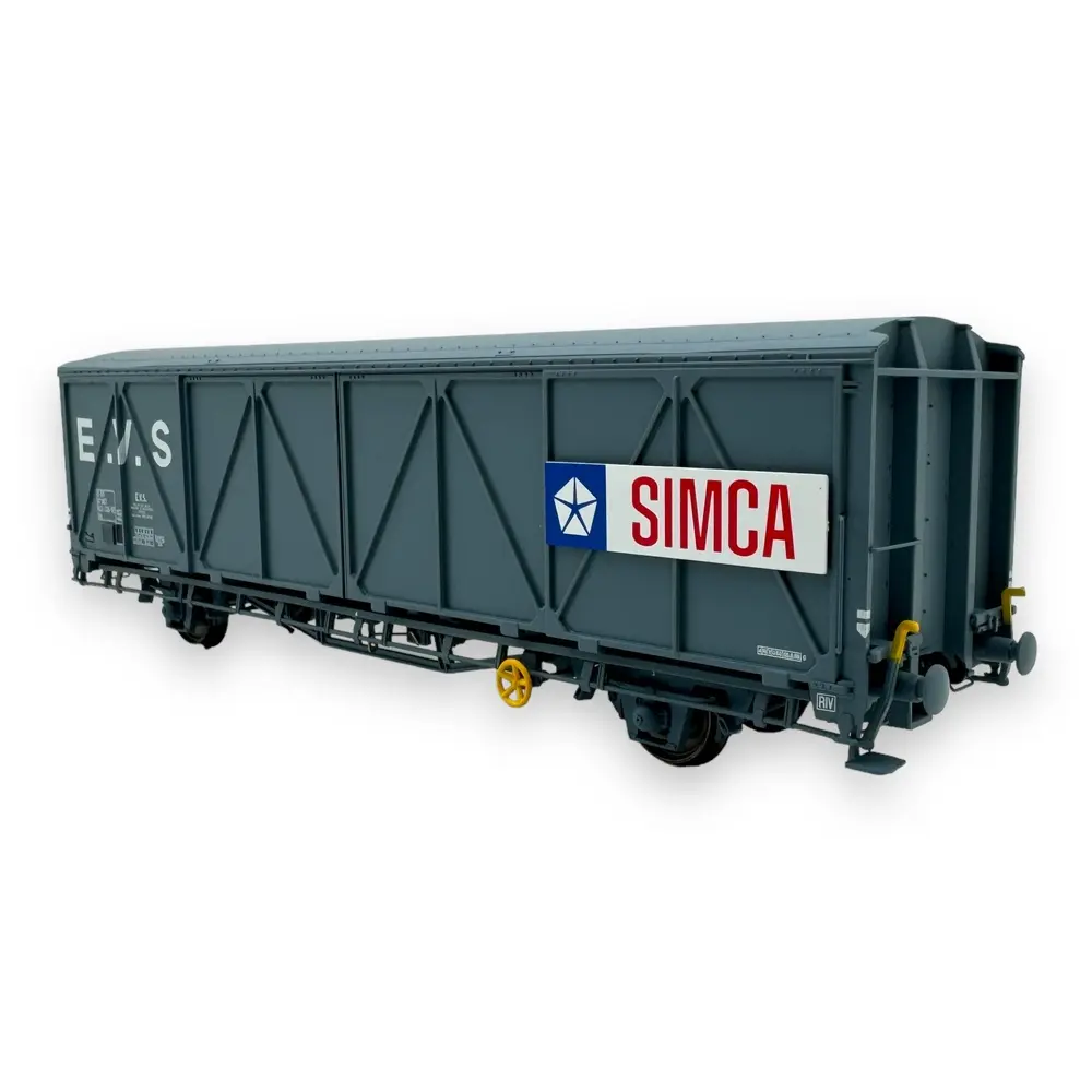 Wagon couvert EVS Hs parois renforcées "SIMCA" - LS Models 30678 - HO 1/87 - SNCF - Ep IV - 2R - 2