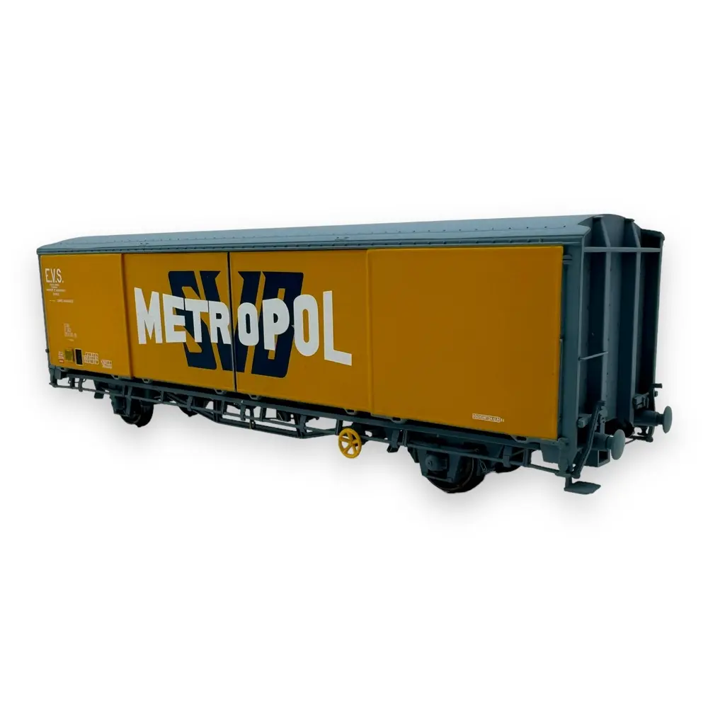 Wagon couvert EVS Hbis parois planes "Metropol" - LS Models 30679 - HO 1/87 - SNCF - Ep IV - 2R - 2