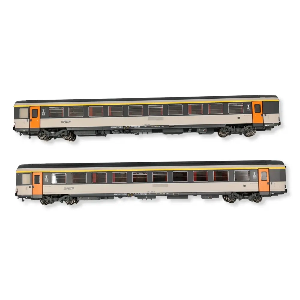 Set 2 Voitures Corail VTU - Ls Models 40997 - HO 1/87 - SNCF - EP IV / V - 3