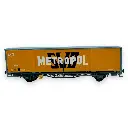 Wagon couvert EVS Hbis parois planes "Metropol" - LS Models 30679 - HO 1/87 - SNCF - Ep IV - 2R - 3