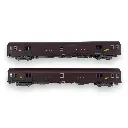 Set de 2 voitures postales PA UIC brun - LS Models 40444 - SNCF - HO : 1/87 - EP IV - 3