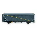 Wagon couvert EVS Hs parois renforcées "bande jaune" - LS Models 30676 - HO 1/87 - SNCF - Ep V - 2R - 3