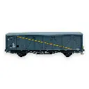 Wagon couvert EVS His parois renforcées "bande jaune" - LS Models 30677 - HO 1/87 - SNCF - Ep V - 2R - 3