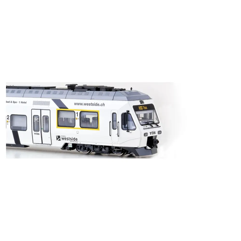 Automotrice Unité multiple RABe 525 NINA en 3 parties du BLS / Westside - LS Models 17203AC - HO 1/87 - Ep.VI - Analogique - 3R - 4