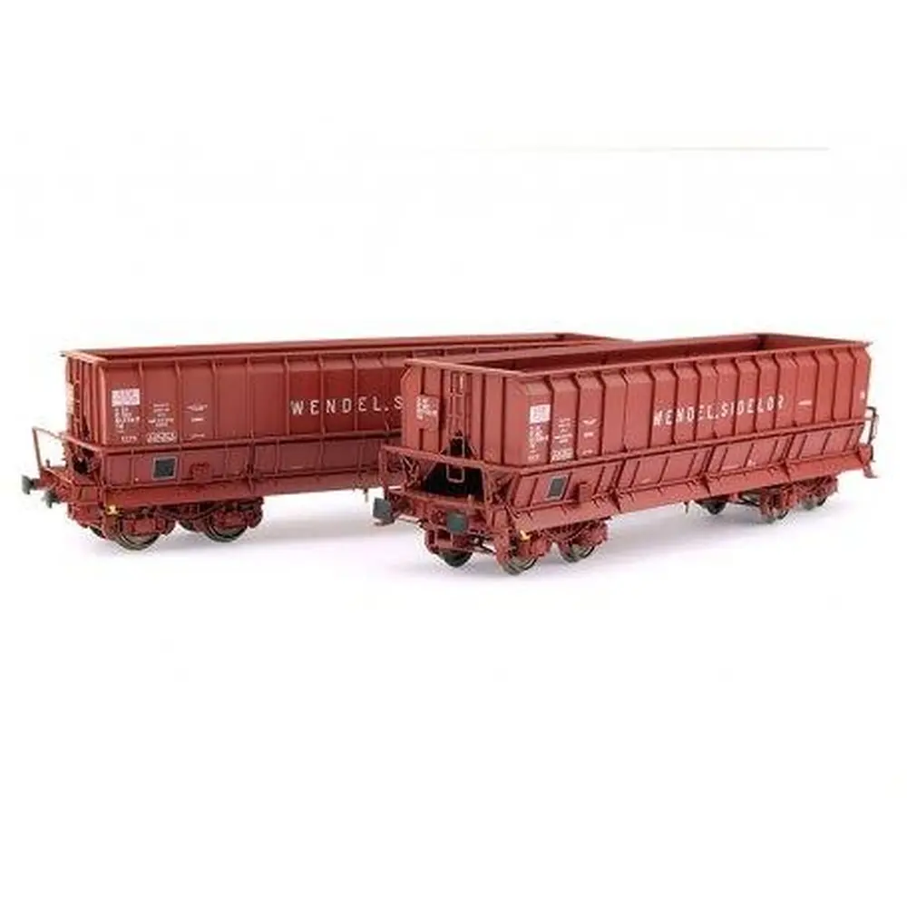 Set de 2 wagons tombereaux "WENDEL SIDELOR" - LS Models 30806 - HO 1/87 - SNCF - Ep V/VI - 2R - 2