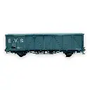 Wagon couvert EVS Hs parois renforcées gris - LS Models 30674 - HO 1/87 - SNCF - Ep IV - 2R - 3