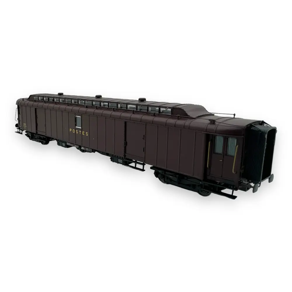 Voiture postale OCEM PTT PEz brun - Ls Models 40431 - HO 1/87 - III - 2
