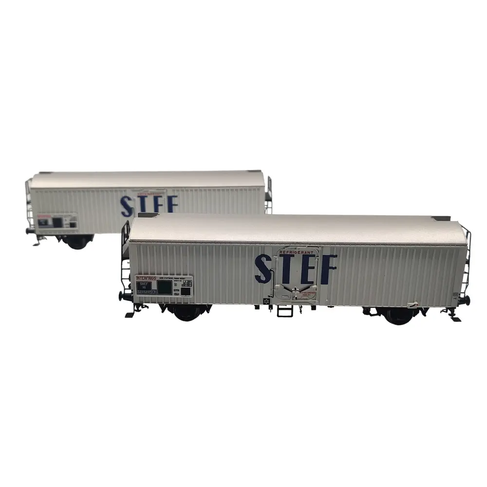 Set 2 wagons réfrigérants STEF - Ls Models 30235 - HO 1/87 - SNCF - EP III - 2